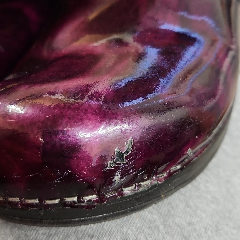 𝅺sanita clogs purple patent size 41 great condition - Picture 7 of 7